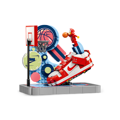 Nike Dunk Trickshot x LEGO® Set Building Kit with Exclusive